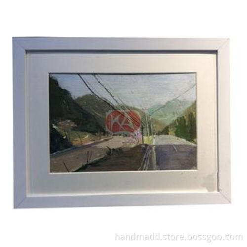 Art Gallery / Salon Decor Village abstrcat oil painting Fro